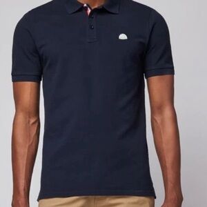 Sunder Men’s Cotton Navy Polo Shirt Size XL.